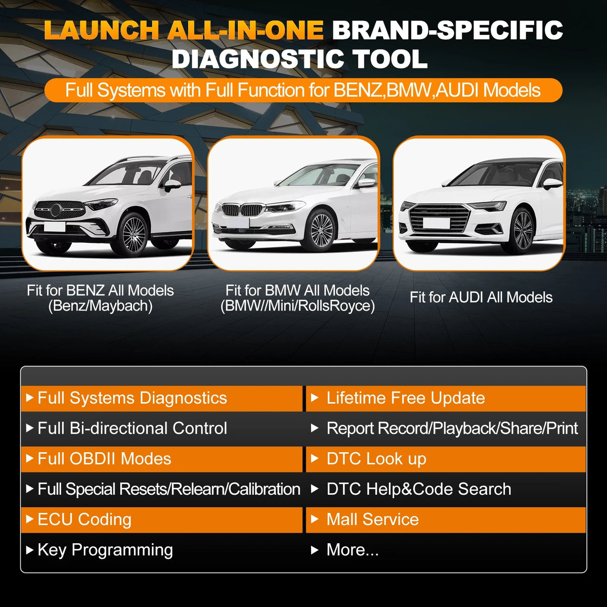 Launch Creader Elite 2.0 For Bba All System Obd2 Code Reader Auto Diagnostic Tool Free update