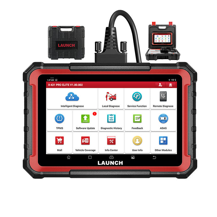 LAUNCH X431 PRO ELITE Auto full-system diagnostics tool OBD OBD2 Scanner 32 Reset CAN FD DoIP code reader