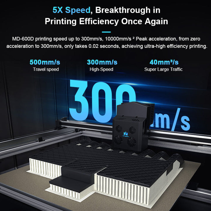 Mingda MD-600D free shipping Super large 3D printer for large items