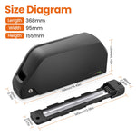 48V 52V 25Ah Lithium E-bike replacement battery pack 50A BMS XT60 connector for E-bike e-scooter EU USA warehouse ready to ship