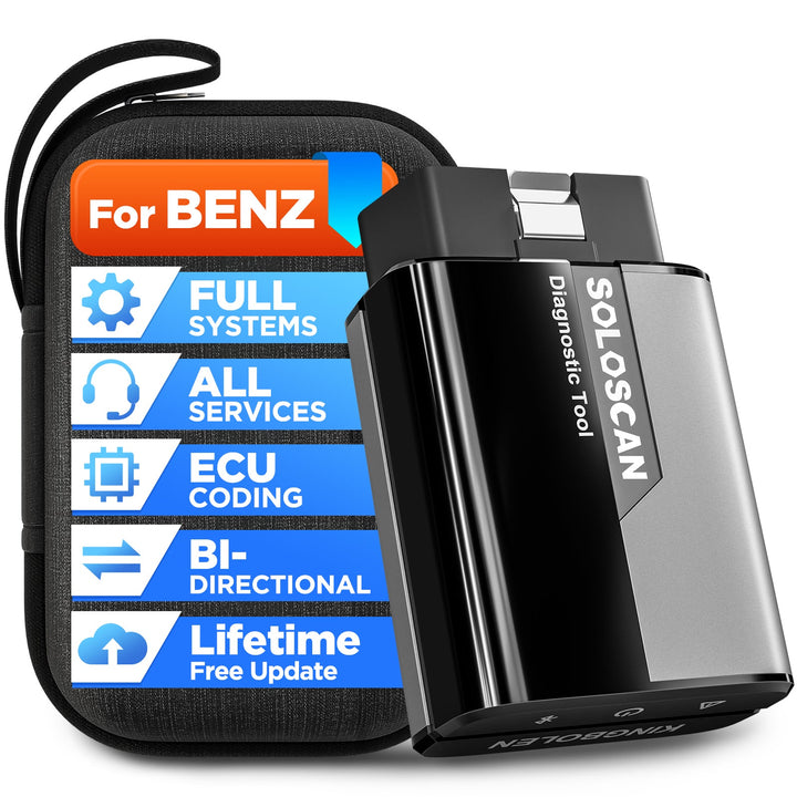 Soloscan for Mercedes-Benz scanner new OBD2 code diagnostic tool lifetime free service