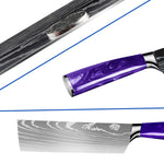 7 Inch Cleaver Kitchen knife Stainless steel Groentehakkoks Knife Ultrascherpe Kookmessen For Restaurant, Geschenkdoos