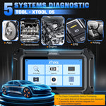 USA Stock XTOOL D5 lifetime free updates Mechanische Gereedschappen Automotive Motor diagnostic Scanner OBD2 Fault Code Reade