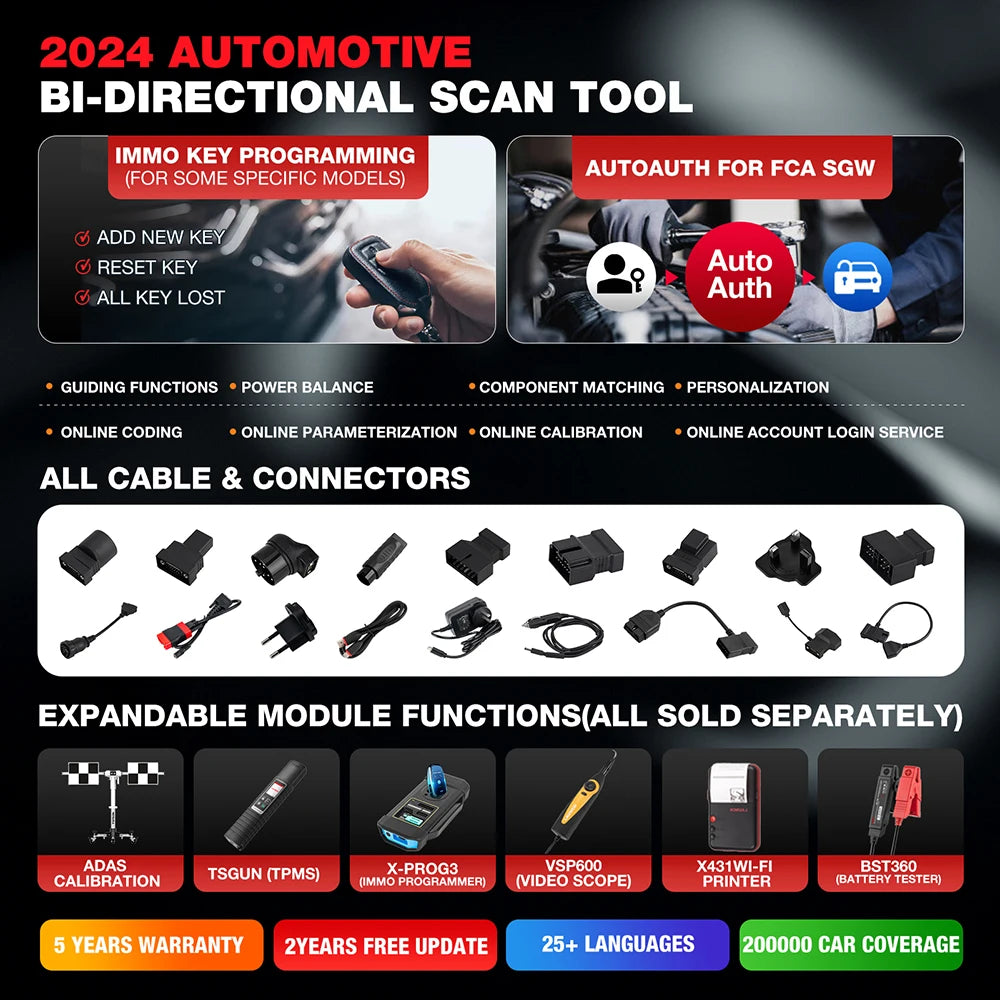 Usa EU warehouse Launch X431 Pro Tt All-system Diagnostic Tool machine Bluetooth Obd2 Scanner 12V Car diagnostics Analyzer