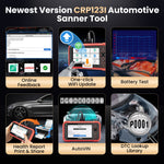 CRP123i V2.0 vehicle code reader OBD2 Scanner for ABS/SRS/TCM/Motordiagnostiek EU/VS warehouse Auto diagnostic tool