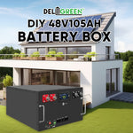 Free shipping EU stock 105Ah LiFePO4 batterykit 48V 51.2V DIY 5kWh lithium batterykit built-in BMS for zonne-energieopslag