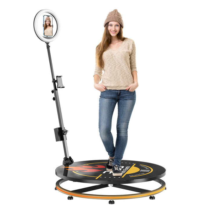 MWE USA stock Chacktok 360 photo booth 68/80/100cm ready to ship, machine supports mobile phone control