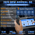 USA EU Local stock XTOOL D5 Multimerk diagnostic tool for cars, OBD2 code reader Automotive diagnostic tool with 10+ Resetfun