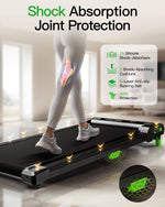 EU Stock folding Electric Treadmill for home use new design Under-desk Loopmat with manual Tilt adjustment Goedkoop