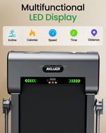 EU stock Germany warehouse new launch smart foldable treadmill high quality office including LED display electric walking pad