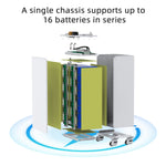 EU Stock 16S Vertical DIY Box Kits (Without BMS and Batterijcel) DIY home Energy storage for 48V 280A V3 Lifepo4 MB31 LF280K