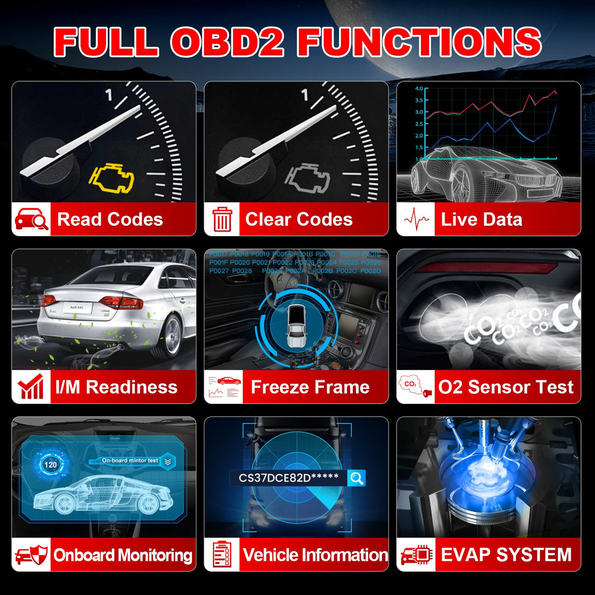2026 Launch X431 CR300 Auto Code reader OBD2 Scanner Motorcontrole AS CR319
