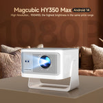 portable HY350MAX MAGCUBIC Autofocus Smart Projector 1080P 8K support Android14 WiFi6 BT5.4 2+16G portable Video Home Theater
