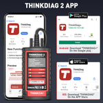 Usa Eu Warehousethinkdiag2 full system Bidirectional Obd2-scanner With CAN-FD Protocol 15 Hot Reset 1 year Software-Ecu-Coding