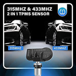 LAUNCH X431 TSENSOR-05 TPMS-sensor 315MHz/433MHz Dual Frequency Schroefbare adjustable Corner Metal Ventiel Bandenspanningsmeter