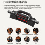Rechargeable multifunctional rotating spiermassageroller, electric rolling massager with red light for muscle relaxation