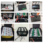 Free shipping EU stock 105Ah LiFePO4 batterykit 48V 51.2V DIY 5kWh lithium batterykit built-in BMS for zonne-energieopslag