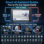 MUCAR 892BT AI diagnostic tools lifetime free updates Auto OBD2 Scanner all systems CAN FD/DoIP active test 34 Reset ECU codi