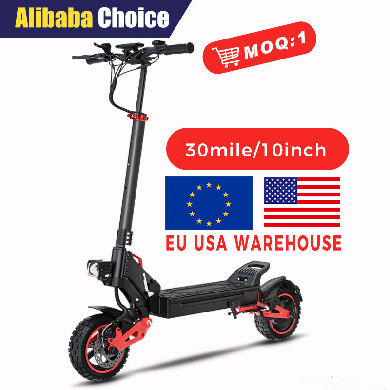 Hotselling popular scooter with long actieradius, thick tires, dual vering, fast delivery, electric scooter for adults, in stock in the VS