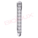 Biojoux Brand Bjt263-Alexia 16Mm Woman earring fashionable Stainless steel Zirkonia hoop earrings
