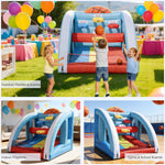 Outdoor basketball game for two players, interactive entertainment, inflatable basketball shooting game for adults and kids