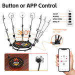 ChackTok 360 Photo booth party equipment Flightcase and complete set accessories in stock, compatible with mobile iPad-app control