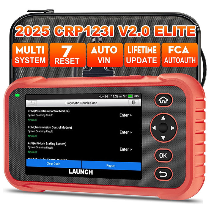 CRP123I V2.0 Lifetime Free OBD2 Scanner Oil/Brake/BMS/SAS/D.P.F Reset/ABS Ontluchting/Gaspedaal adjustment
