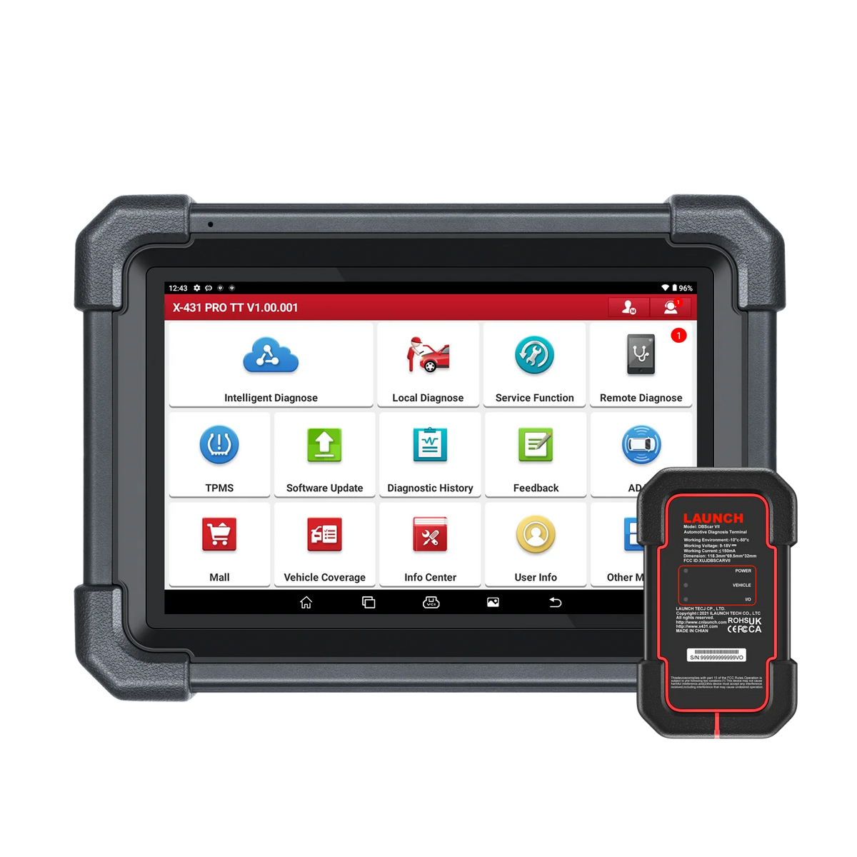 2026 Launch X431 PRO TT All System Car diagnostics OBD2 Scanner Automotive Analyzer, hetsame as X431 PROS V5.0 vehicle code r