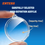 ENTERS Handleiding 2026 new Style 35mm 1 piece Cutter with 100 sets keychain materials or 100 sets only materials