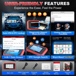 LAUNCH CRP129E V2.0 EOBDII code reader diagnostic scanner for Motor/Transmission/ABS Scantool brake/oil/SAS/ETS/TPMS Reset