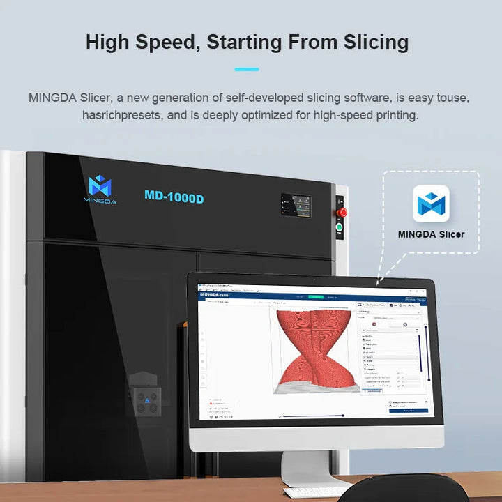 MD-1000D high Quality 3D Printer large Halfautomatische large 3D Printer machine