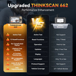 THINKCAR ThinkScan 662 diagnostic tool 4 system OBD2 Scanner Active Test 12 Resets CAN FD Auto Scan tool lifetime free update
