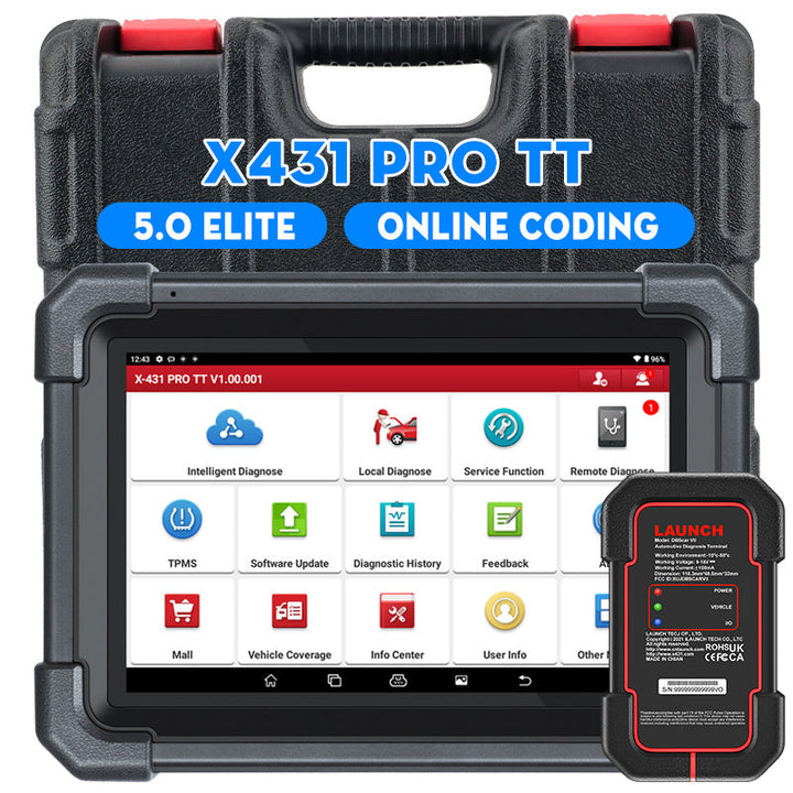 X431 Pro Tt Alles-in-Één bidirectional Autoscanner All system ECU coding Autocodelezer