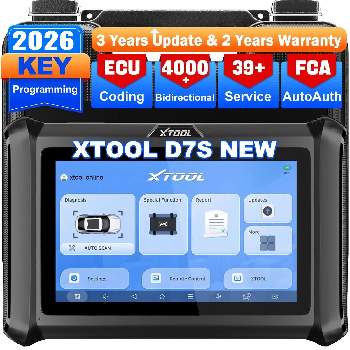 Duitsland EU Warehouse XTOO D7S EU full system Scanner Immobiliser programming tool diagnostic Auto diagnostic tool for cars