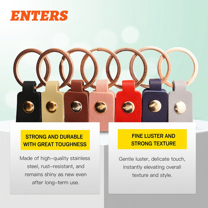 100 sets DIY-keychain materials acrylic Transparent Handmatig new ENTERS Round keychain materials