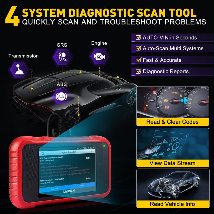 US EU LAUNCH CRP123E V2.0 Autotuning tool Car Code reader Chip Tuning OBD2 Scanners Car Diagnostics Tool