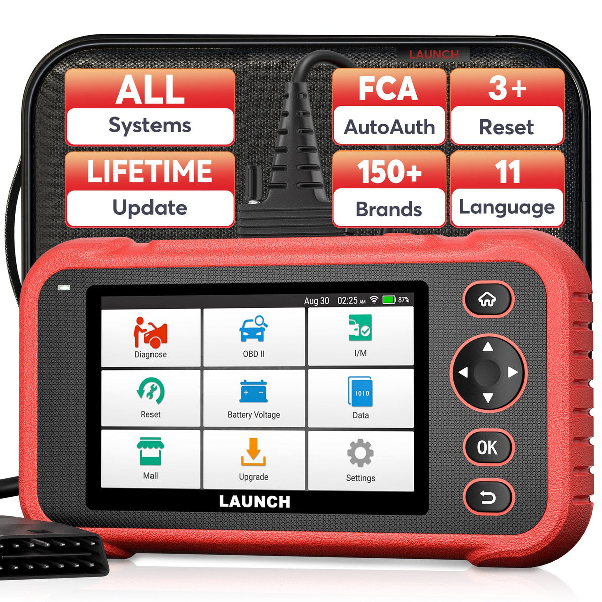 EU Warehouse LAUNCH 2026 CRP123E PLUS full system Car Diagnostics Tool OBD2 scanner 12V Car's code reader