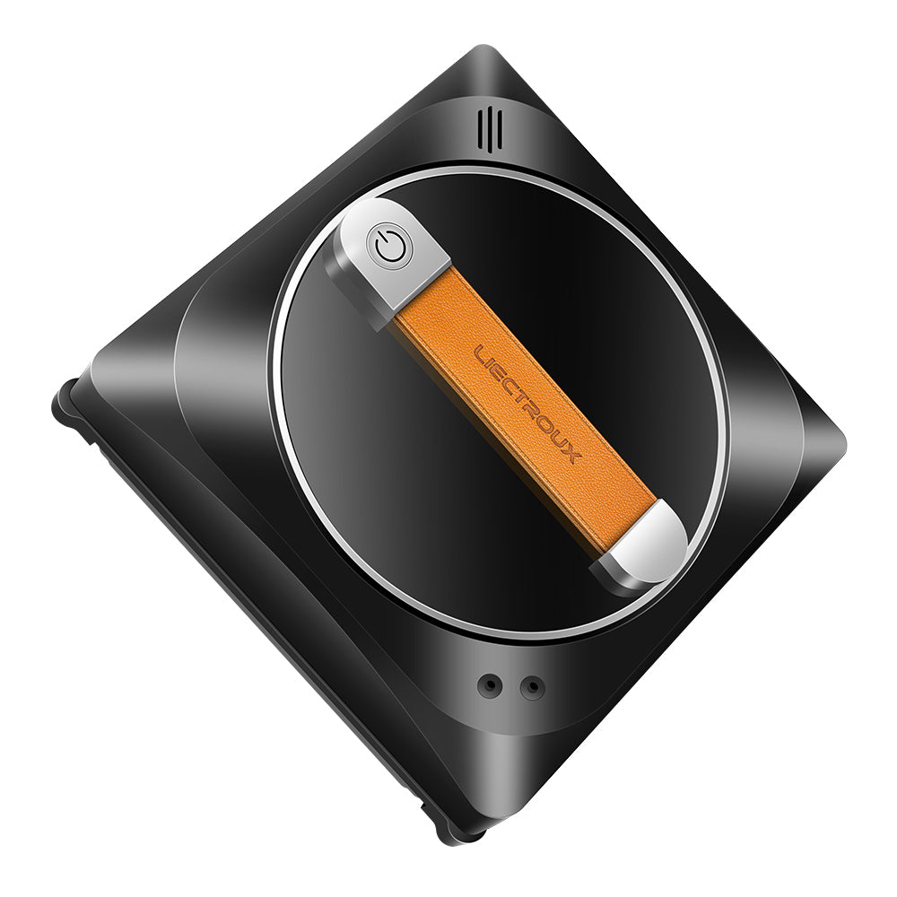 robot window cleaner Liectroux YW910 2-road water pump spray 3KPa, frameloos, app-control, voice-controlled prompts
