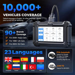 EU USA warehouse D6 XTOOL diagnostic tool universal OBD2 scanner car ECU Computer diagnostic tool lifetime free update 2026