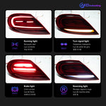 AKD Auto Parts tail light for Kever 2013-2019 latest styling LED DRL brake reverse light auto Accessories modified