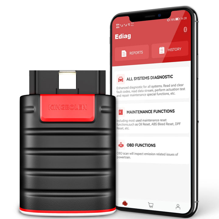 Usa EU warehouse Kingbolen Ediag All systems Obd2 Diagnostic tools With 15 Reset Scanner ECU coding Software 1 Year
