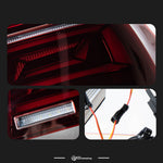 AKD tail light for VW Passat B7 LED tail light 2012-2015 LED DRL brake reverse light Accessories modified
