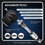LAUNCH X431 TSENSOR-05 TPMS-sensor 315MHz/433MHz Dual Frequency Schroefbare adjustable Corner Metal Ventiel Bandenspanningsmeter