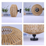 Handgeweven Ceiling light modern Rotan Plafondverlichtingsarmaturen Opbouwlicht For Bedroom kitchen Rotan Lamp