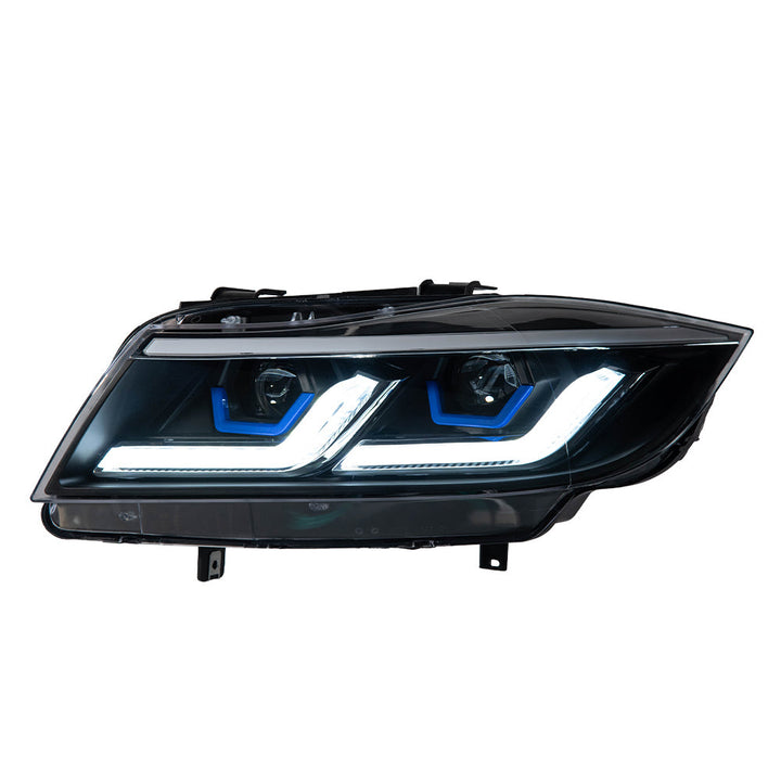 2 PCS AKD Auto Styling for BMW E90 2005-2012 320i 325i 318i DRL Turn signal High beam Angel Eye Projector Lens
