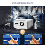 EU Stock 4K Support Projector Flixtone D9W Mini 2500 ANSI Lumen 1080P FHD Android LED Autofocus Home Theater Projector