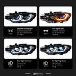 Poland Local shipping for BMW F30 2013-2018 LED DRL Headlights Laser Projector Lens Front 318i 320i 325i Car-accessory