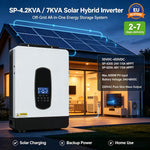 4.2KVA 7KVA Off Grid Solar Inverter 24V48V 110A MPPT Max 6000W PV Input 55-450VDC 230VAC Pure Sine wave Household Energy storage