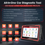 Launch X431 PRO Elite 2026 New Bidirectional Scan tool With CANFD DOIP Auto Diagnostic device Auto OBD2 Scanner ECU Online Co