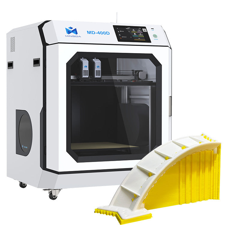 MINGDA MD-400D 300 Mm/s Reissnelheid Multicolor Digitale 3D-printers with 7-Inch Schermondersteuning for multiple Talen